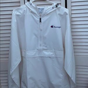 white champion windbreaker